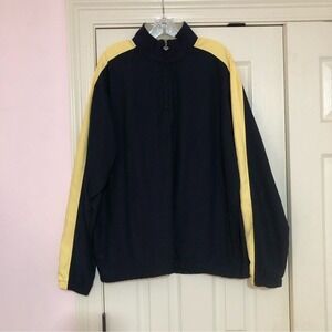 Callaway Golf Active Quarter Zip Pullover Navy Large Mens Outdoor Nylon Jacket